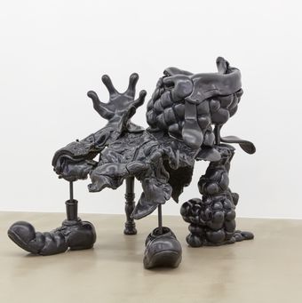 All Things Must Pass, (ceramics, rubber, steel), 2018, 160 x 180 x 130